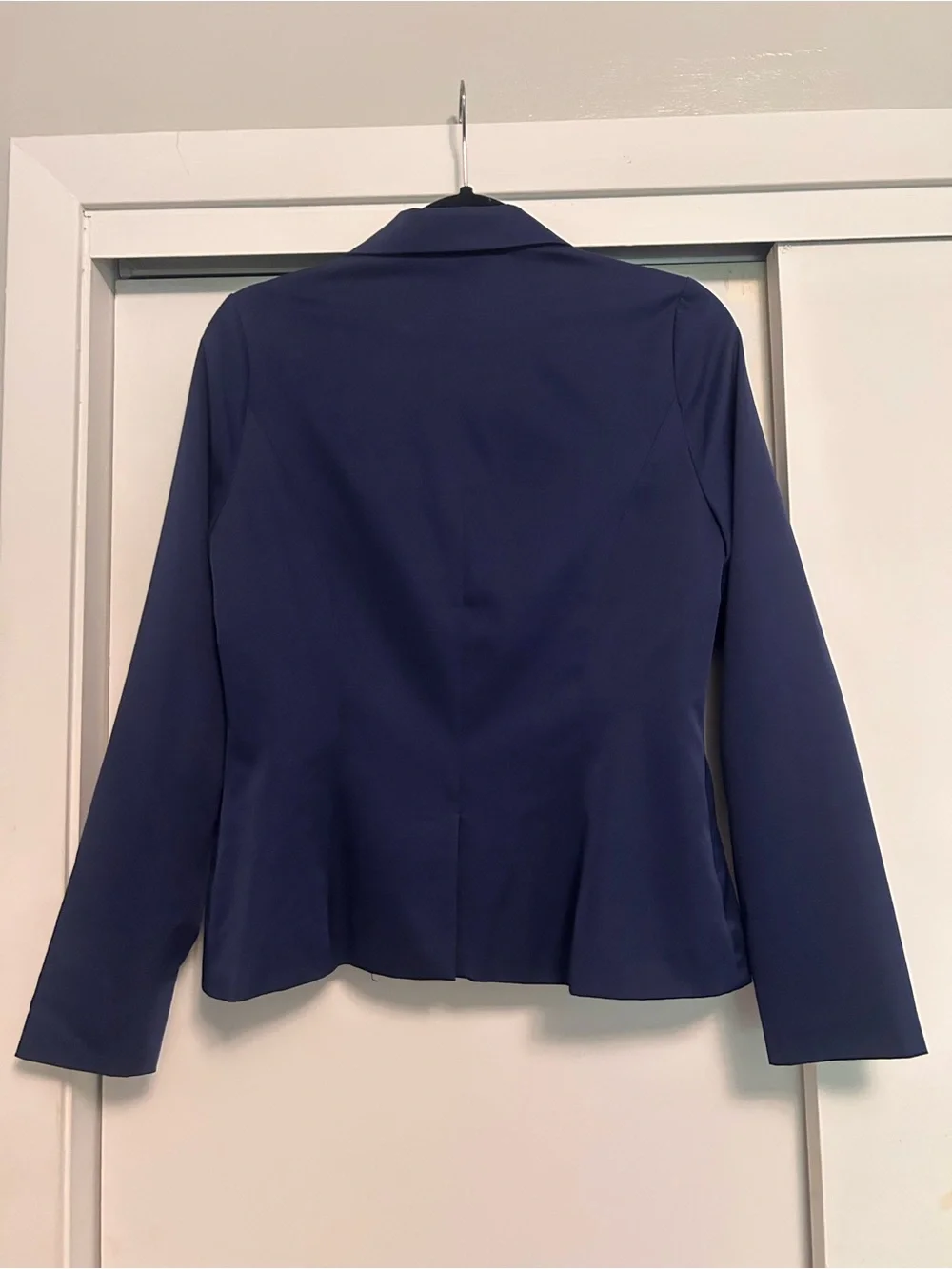 Annabella Navy Blazer with Polka Dot Lining